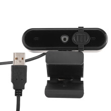 Full-HD-Webcam für Meetings und Streaming, automatische Lichtbalance, Sichtschutzblende, Mikrofon mit Rauschunterdrückung,