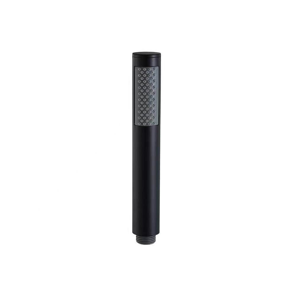 Shower Head Handheld Brass Showerhead Rainfall Showerhead Silicone Nozzle G 1 2 Interface Black 9365049177948