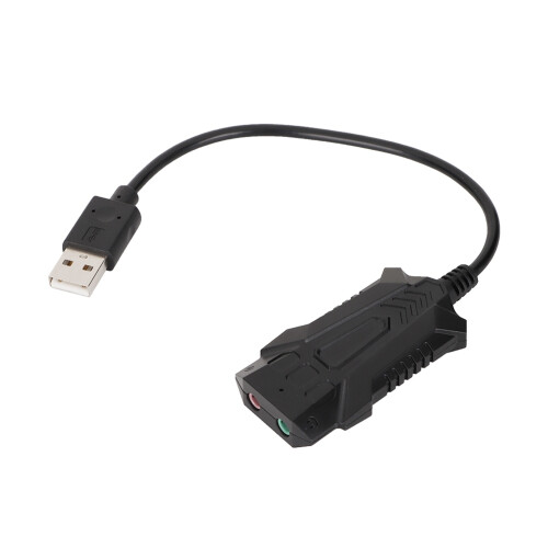 Προσαρμογέας ήχου USB, ενισχυτής ήχου PS4, εξωτερική κάρτα ήχου με ανεξάρτητο τσιπ, 1