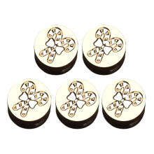 5Pcs Christmas Themed Seal Stamp Head,-small christmas cane