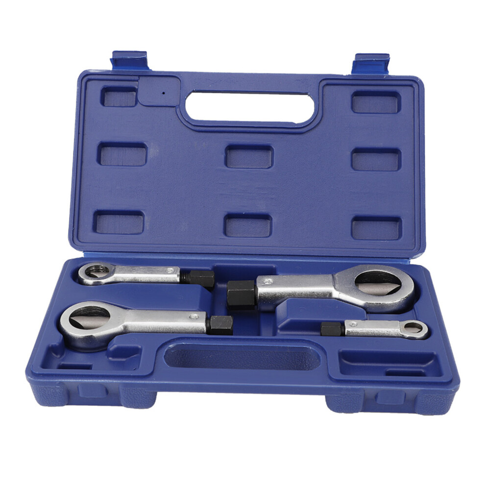 Nut Removal Tool Set, Heavy Duty Nut Splitter With Hardened Steel Blades Manual Pressure Nut Cracker Extractor For Corroded Damaged Nuts 9139052495630