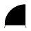 Multipurpose Spandex Wedding Arch Cover Background-2.5ft Black 1