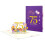 Intricate 3D Pyrotechnics Popup Card Unique-75 years old 1