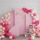 Multipurpose Spandex Wedding Arch Cover Background-2.5ft Black 6
