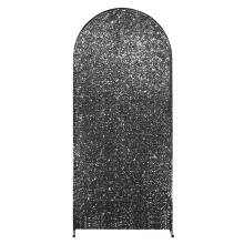 Round Top Stand Decoration Sophisticated Ceremony Stand-6 Black