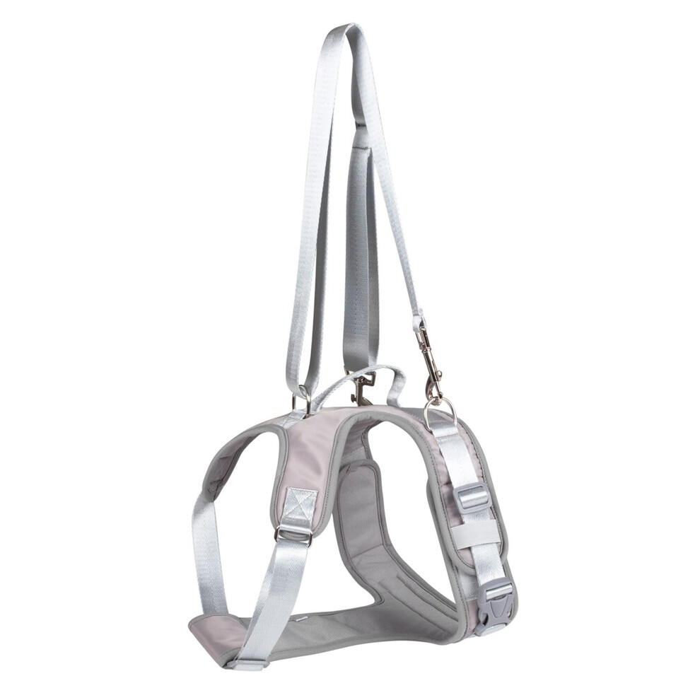 Harness for large dogs, loops for front and hind legs, leg support, harness for elderly, injured, or disabled dogs