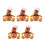 5 Count Gingerbreads Man Christmas Decorations-Mens style 1
