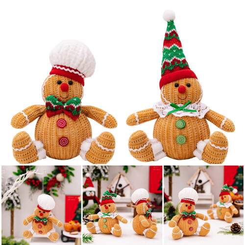 5 Count Gingerbreads Man Christmas Decorations-Mens style 2
