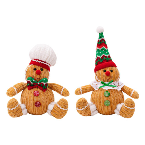 5 Count Gingerbreads Man Christmas Decorations-Mens style 1