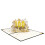 Delicate 3D Greeting Card for Couple Celebrating-100 1