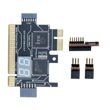 Zestaw kart diagnostycznych do analizy płyt głównych, uniwersalne narzędzie do testowania płyt głównych w laptopach, gniazdach PCI-E LPC z