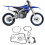 Αντικατάσταση κιτ φλάντζας κινητήρα για Yamaha YZ80YZ85 Υλικό υψηλής ποιότητας Πλήρες 6