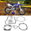 Αντικατάσταση κιτ φλάντζας κινητήρα για Yamaha YZ80YZ85 Υλικό υψηλής ποιότητας Πλήρες 7