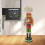 Elegant Sturdy Wood Nutcrackers Set 38cm Decorative Christmas 7