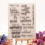 Blessing Words Silicone Stamp for Card Making Journal, 6