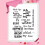 Blessing Words Silicone Stamp for Card Making Journal, 5