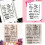 Blessing Words Silicone Stamp for Card Making Journal, 2