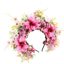 Vibranting Colored Lilys Hair Embellishment Sturdy Cloth
