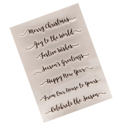 Blessing Word Clear Stamp for Scrapbookig Decorations