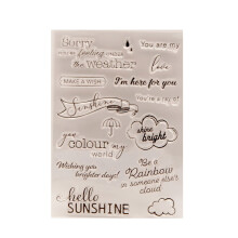 Blessing Words Clear Silicone Stamp Background Decoration Clear
