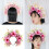 Vibranting Colored Lilys Hair Embellishment Sturdy Cloth 2