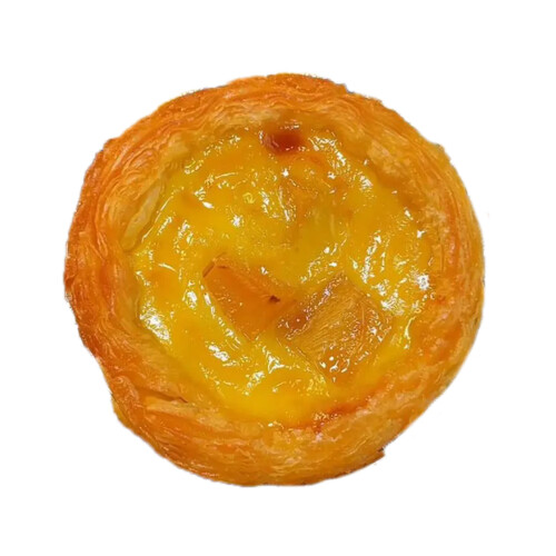 6Pcs Fake Eggs Tarts for Breakfast Theme Party-Mango tart