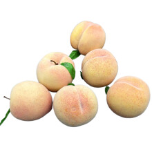 6pcs Artificial Peach Fruit Simulation Foam Peach Realistic