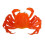 Comfortable Simulated Hairy Crabs Replicsa Durable Imitated-Red 1