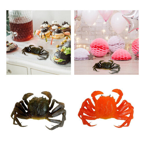 Comfortable Simulated Hairy Crabs Replicsa Durable Imitated-Red 2