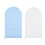 Stylish Circle Arch Stand Cover for Special-5ft white blue 1