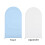 Stylish Circle Arch Stand Cover for Special-5ft white blue 7