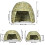 Small Pet Habitat Cave for Small Animals Hedgehogs-30x29cm 2
