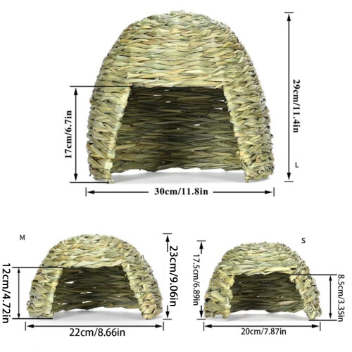 Small Pet Habitat Cave for Small Animals Hedgehogs-30x29cm 1