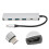 Πολυθρόνος USB Hub για φορητό υπολογιστή, συμπαγής σταθμός σύνδεσης Type-C, επέκταση 5 6