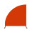 Elegant Spandex Wedding Arch Cover Double Side-2.5ft Red 1