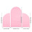 Practical Ceremony Arch Frame Wall Cover for Wedding and-Pink 4
