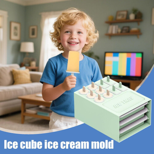 Silicone Ice Pop Molds, EasyRelease Design, with Sticks, for Summer Fun 2