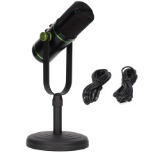 Microfon USB colorat pentru înregistrare podcasting, streaming, cu tehnologie cardioidă de anulare a zgomotului, plug and play, control al