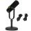 Πολύχρωμο μικρόφωνο USB για εγγραφή podcasting, ροή με καρδιοειδή λήψη, τεχνολογία 1