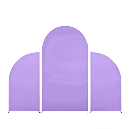 Beautiful Party Arch Frame Cover Practical Ceremony Arch-Purple
