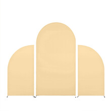 Celebration Arch Stand Cover Elegant Birthday Party-Champagne