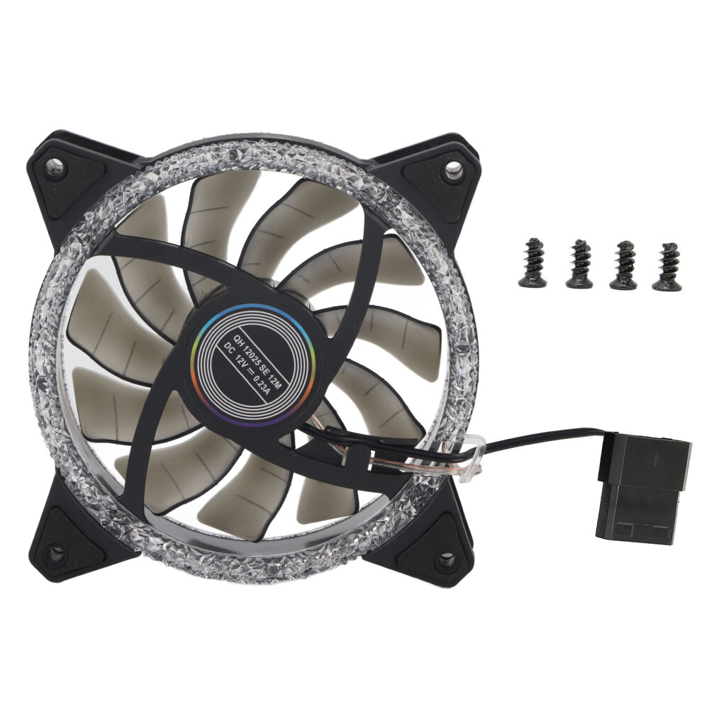 Rgb Fan Kit 120Mm Triple Addressable Rgb Fans Modular Cable Design High Pressure Fans With One-Click Controller Included For Pc Cooling 9486358983393