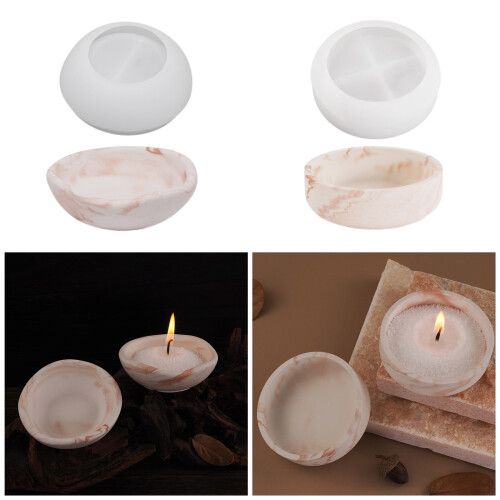 Silicone Mould Irregular Bowl Candle-  Irregular mini bowl 2