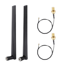 Cabo de placa de rede de alto desempenho para placas de rede Intel IPEX4 para RP SMA macho com revestimento em esmalte banhado a ouro, compatível