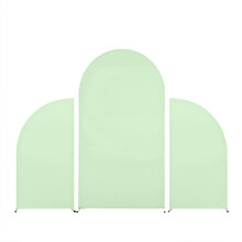 Elegant Arch Cover Set Practial Cover for Arch-Light Green