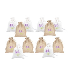 Set of 12 Small Scent Bags Cotton and Linen-Combination pack