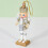 Stylish 12CM Nutcrackers Decoration with Gold Silver Touches for 6