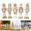 Stylish 12CM Nutcrackers Decoration with Gold Silver Touches for 2