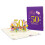 Intricate 3D Pyrotechnics Popup Card Unique-50 years old 1