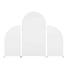 Practical Ceremony Arch Frame Wall Cover for Wedding and-White
